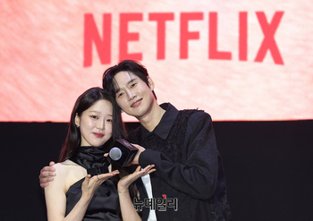 [포토] 다시 만난 오징어게임 박성훈-김시은