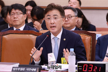 [포토] 법사위 출석한 이진수 법무부 장관 직무대행