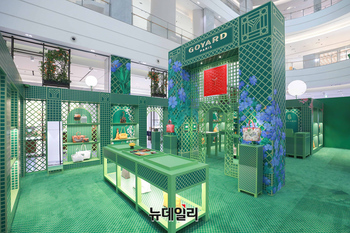 [포토] 현대백화점 판교점, 프랑스 정원 입은 '고야드' 팝업 만나보세요