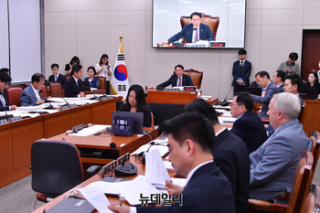 [포토] 외통위서 발언하는 김석기 위원장