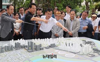 [포토] 목동6단지 현장방문한 오세훈 서울시장