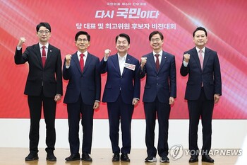 국힘 당대표 선거, 김문수·안철수·장동혁·조경태 4파전 압축