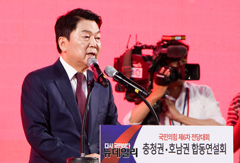 [영상] 충청호남권 합동연설회, 지지 호소하는 안철수 당대표 후보 