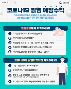 광주시, 코로나19 예방수칙 준수 당부