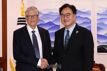 [포토] 국회서 만난 우원식·빌 게이츠