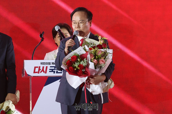 [영상] 발언하는 김재원 국민의힘 신임 최고위원