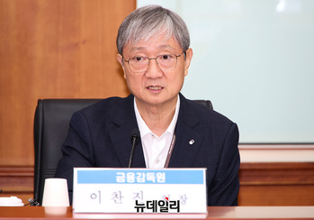 [포토] 모두발언하는 이찬진 금감원장 