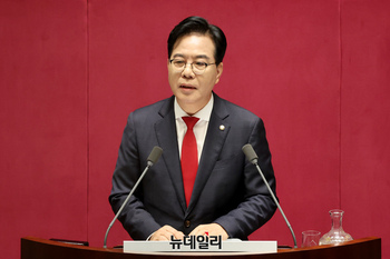 [포토] 본회의서 발언하는 송언석 국민의힘 원내대표