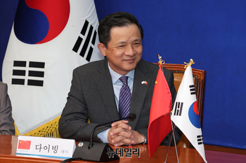 [포토] 민주당 찾은 다이빙 주한중국대사