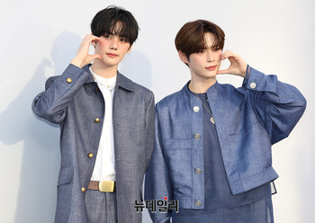 [포토] ZB1 김규빈-성한빈 '런웨이 왔어요'