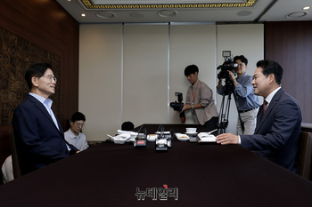 [포토] 회동 갖는 장동혁 대표와 김문수 전 대선 후보