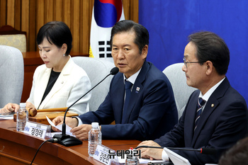 [포토] 시도당위원장 만난 정청래 민주당 대표