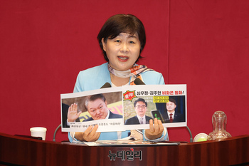 [포토] 필리버스터 하는 서영교 민주당 의원