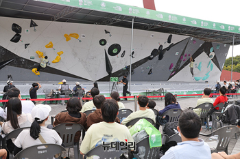 [포토] 올림픽공원서 열린 전국 스포츠클라이밍 대회