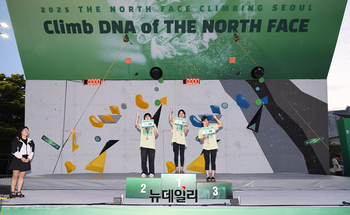 [포토] 노스페이스컵 스포츠클라이밍 대회, 여자 스페셜 부문 시상식