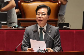 [포토] 의총서 발언하는 송언석 국민의힘 원내대표