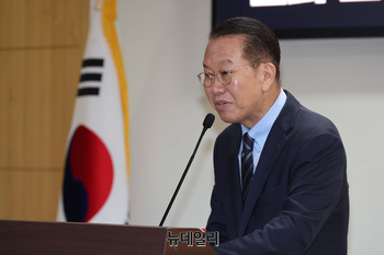 [포토] 인사말 하는 권영세 국민의힘 의원