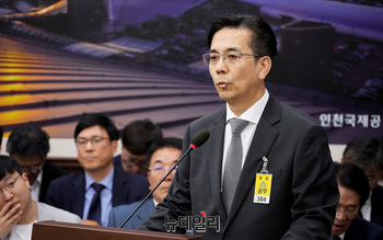 [포토] 국정감사 증인출석한 이한우 현대건설 대표 