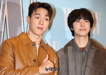 [포토] 자선행사 참석한 몬스타엑스 형원-셔누