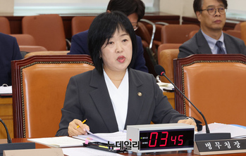 [포토] 국감서 답변하는 홍소영 병무청장