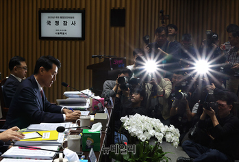 [포토] 국정감사 출석한 오세훈 서울시장