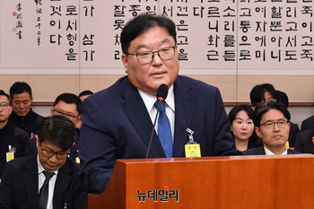 [포토] 답변하는 엄희준 광주고등검찰청 검사