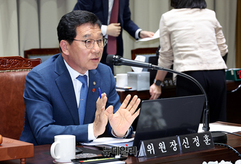 [포토] 서울시 국감 주재하는 신정훈 행안위원장