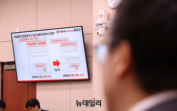 [포토] '건국전쟁2 독립영화 불인정' 관련 증언대 선 김덕영 감독 