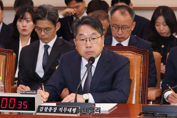 [포토] 답변하는 노만석 검찰총장 직무대행