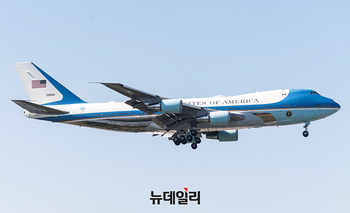 [포토] 6년 만에 한국 찾은 美 트럼프 대통령