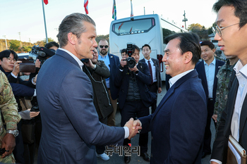 [포토] JSA서 만난 한미 국방장관