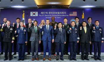 [포토] 한미 국방장관 한미안보협의회의 기념촬영 