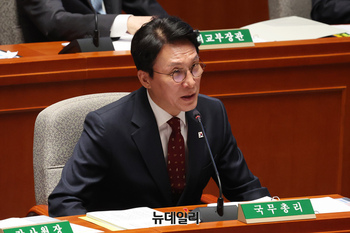 [포토] 예결위 출석한 김민석 국무총리