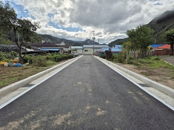 평창군, 지구단위계획 도로 창리지구 소로 3-18호 개설 공사 완료