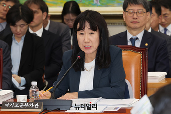 [포토] 답변하는 강윤진 국가보훈부 차관