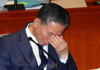 [포토] 예결위 출석한  정성호 법무부 장관