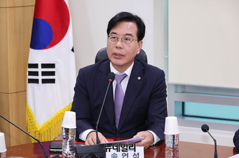 [포토] 예산안 관련 발언하는 송언석 국민의힘 원내대표