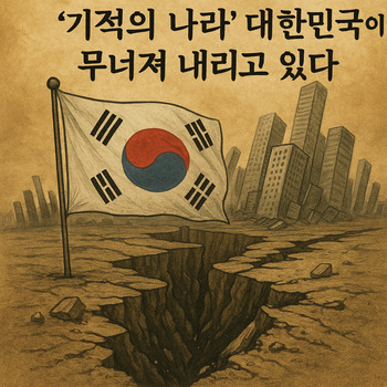 무너져 내리고 있다, 국가의 자살? … 오로지 코스피 상승에만 혈안