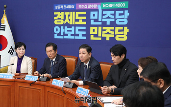 [포토] 최고위 참석한 김병기 더불어민주당 원내대표