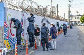 1전비, 민·군 상생을 위한 부대 담벼락 벽화 조성 
