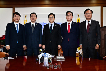 [포토] 회동 갖는 우원식 의장과 여야 원내대표