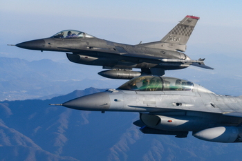 北, F-16 전투기 전진 배치 열거하며 "우리도 필수적 권리 행사"