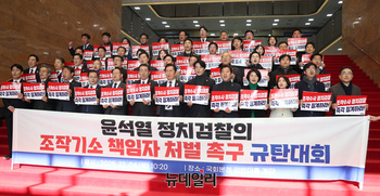 [포토] 윤석열 정치검찰의 조작기소 책임자 처벌 촉구 규탄대회