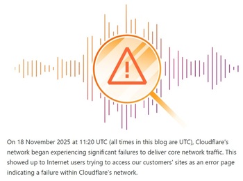 3주만에 또 '클라우드플레어' 오류 … 티맵·배민 등 국내외 서비스 한시적 접속장애