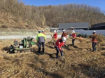 북부지방산림청, '영농부산물 파쇄지원단' 운영 통해 산불위험 요인 제거나서