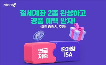 키움증권, '절세계좌 2종 완성' 이벤트