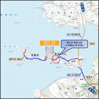 인천 평화도로 연결 장봉대교 '속도'... 접속도로 행정절차 착수