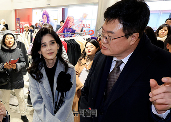 [포토] 현장점검 나선 이부진 한국방문의해위원장