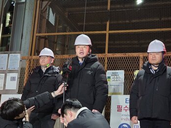 송치영 포스코이앤씨 대표 "신안산선 사망사고, 머리 숙여 사죄"