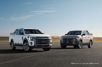 KGM, 차세대 픽업명 '무쏘' 확정 … 외관 첫 공개